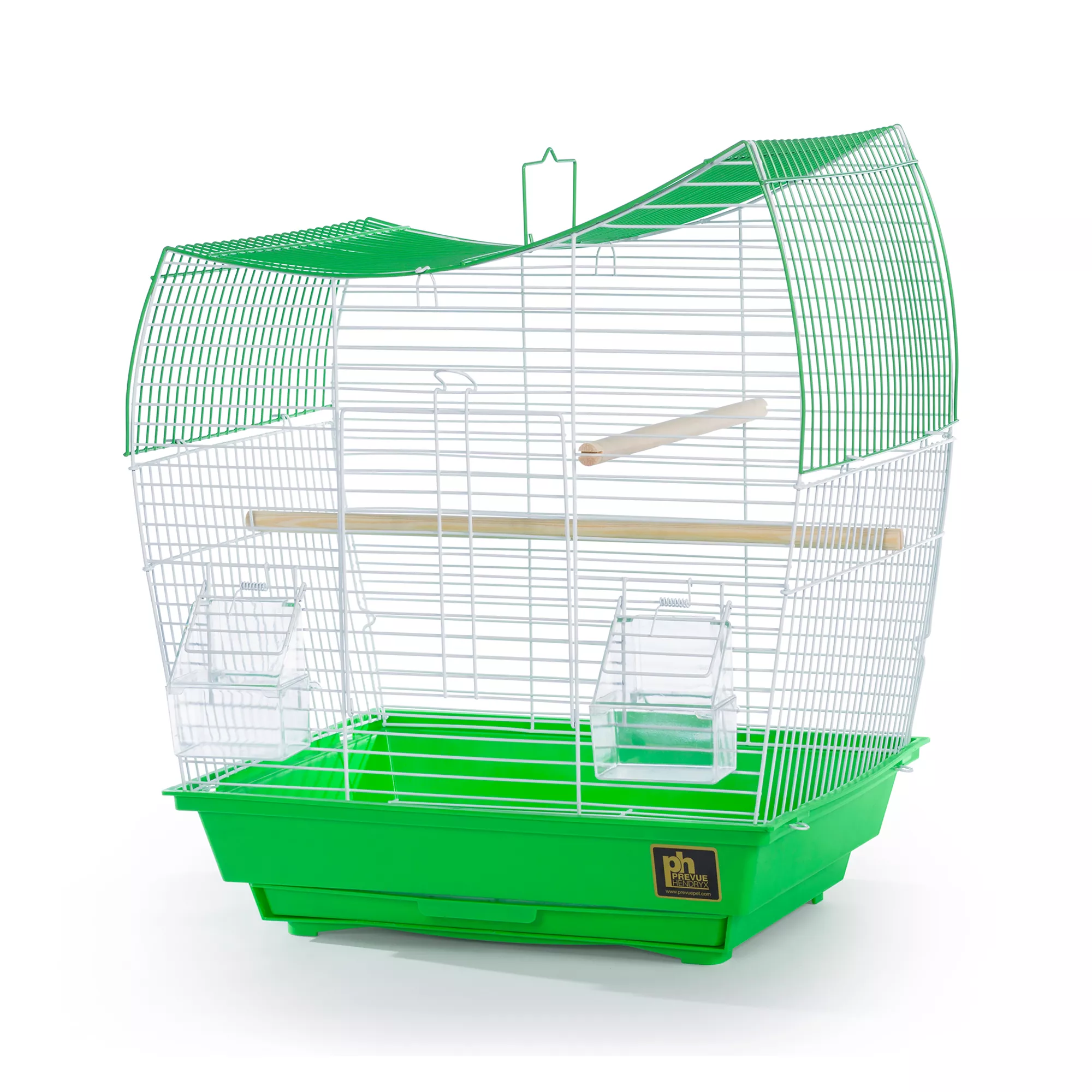 Prevue Pet Products South Beach Wave Top Bird Cage Lime Green