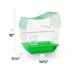 Prevue Pet Products South Beach Wave Top Bird Cage Lime Green image thumbnail 2
