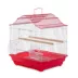 Prevue Pet Products Soho Crown Roof Cockatiel Cage Red & White image thumbnail 4