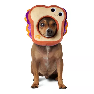 Product Rubie's Pet Shop Halloween Kidrobot Yummy World PB&J Face Headpiece Pet Accessory