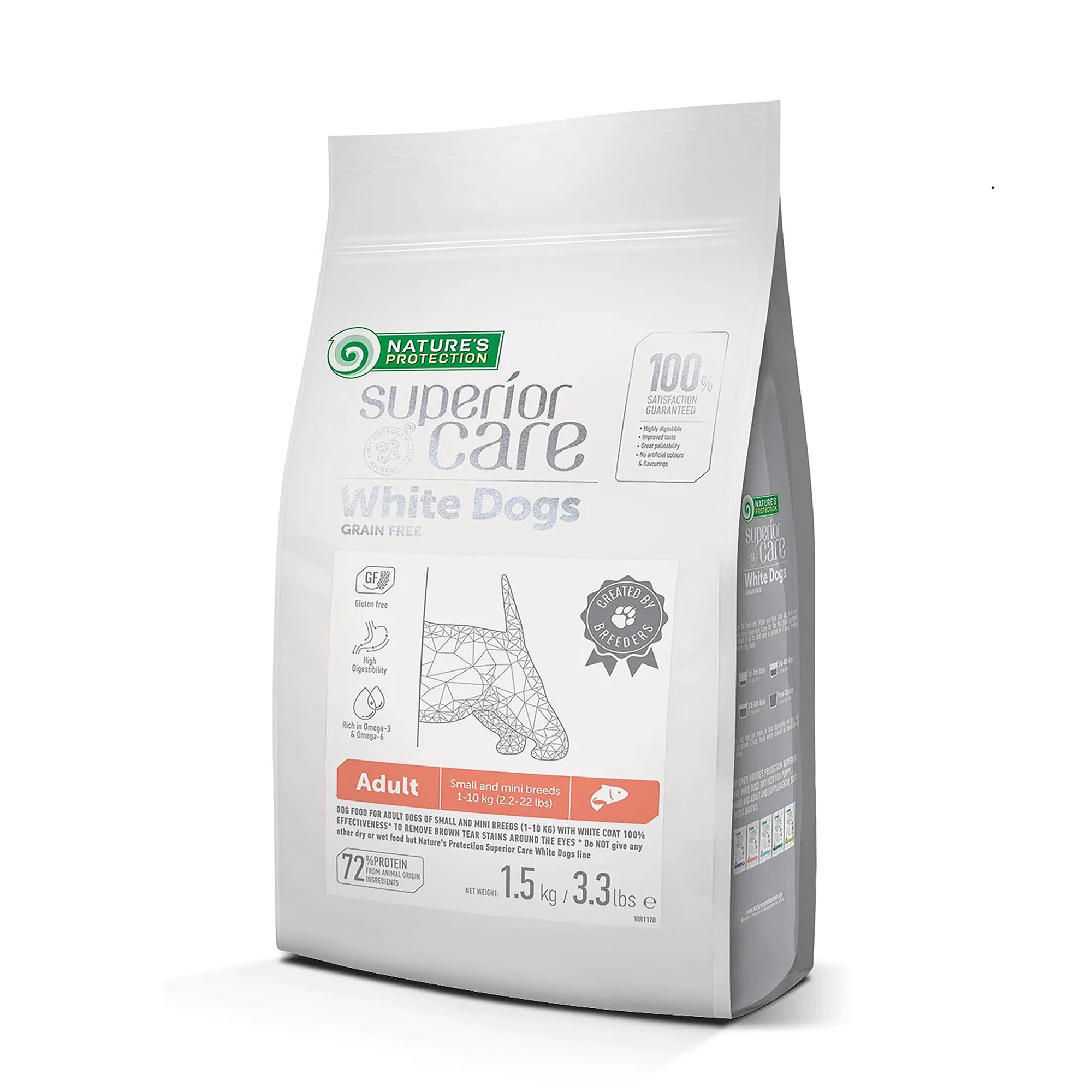 Nature protection white cheap dog food