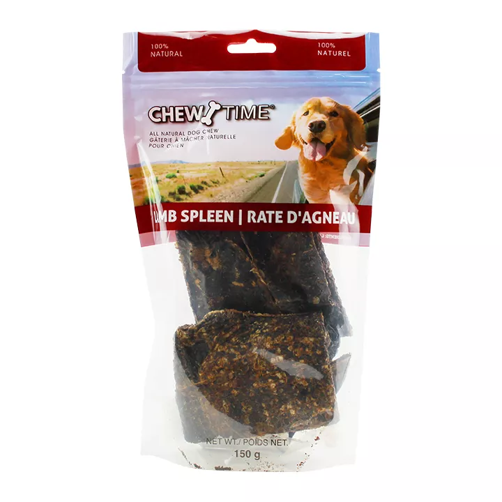 Chew Time All Natural Dog Treats - Lamb Spleen