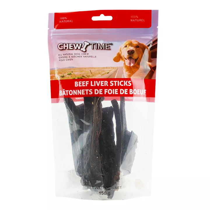 Chew Time All Natural Dog Treats - Beef Liver