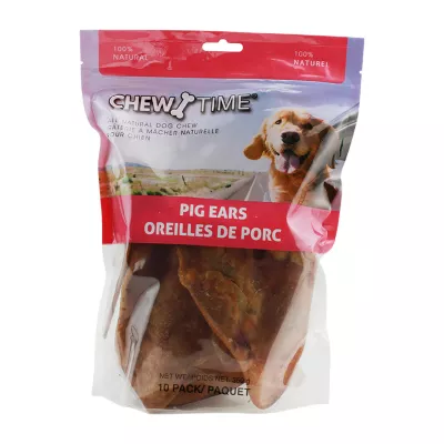 Product Chew Time All Natural Dog Treats - Pig Ears