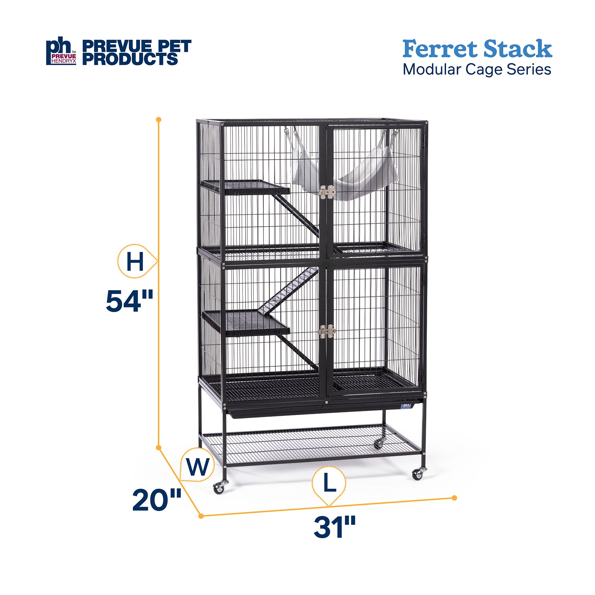 Prevue Pet Products Ferret Stack Home 2 Story - Multi-Level Cage - thumbnail 5