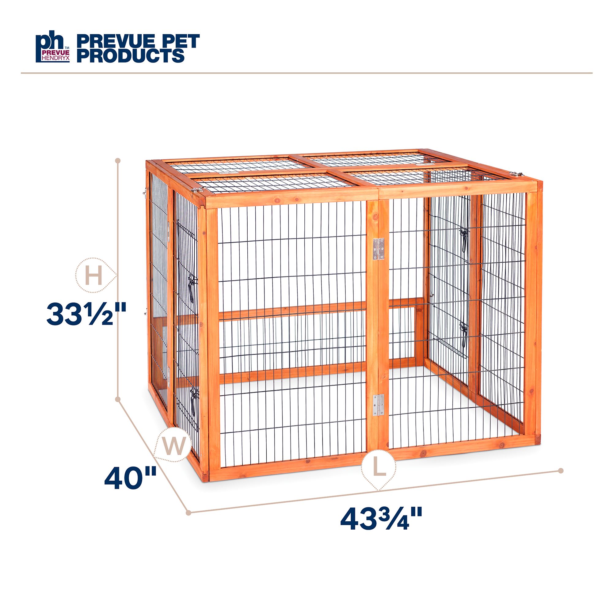 Prevue Pet Products Large Rabbit Playpen - Small Pet Exercise Pen - thumbnail 4