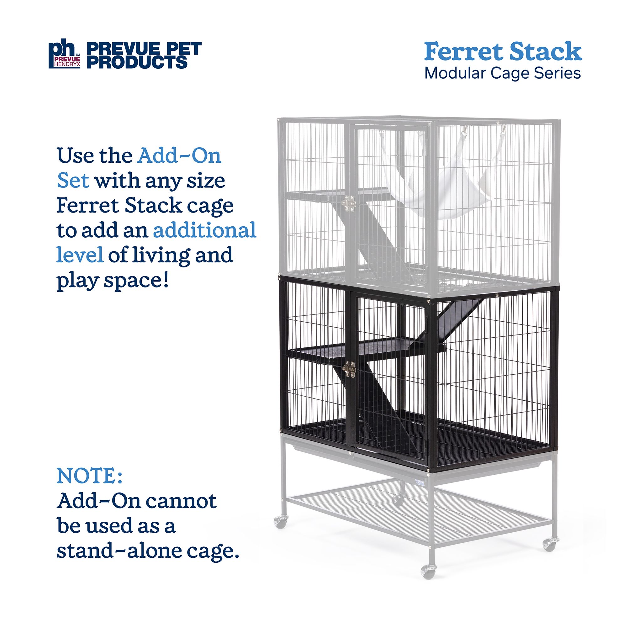 Prevue Pet Products Ferret Stack Home Add-On - Cage Expansion - thumbnail 4