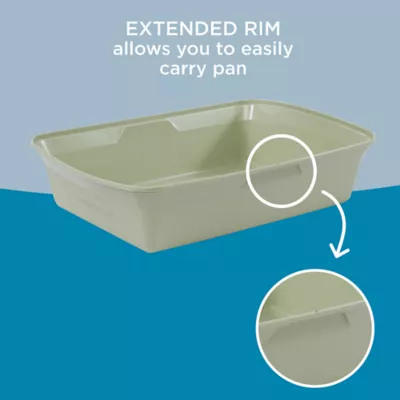 Product ExquisiCat Sage Open Litter Box with Storage