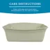 ExquisiCat® Open Top Cat Litter Box, Sage image thumbnail 5