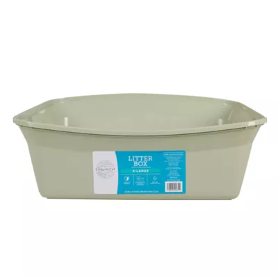 ExquisiCat® Open Top Cat Litter Box, Sage - Image 6