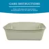 ExquisiCat® Open Top Cat Litter Box, Sage image thumbnail 5