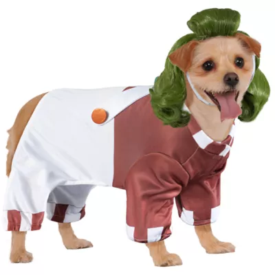 Product Rubie's Pet Shop Halloween Willy Wonka Oompa Loompa Dog & Cat Costume