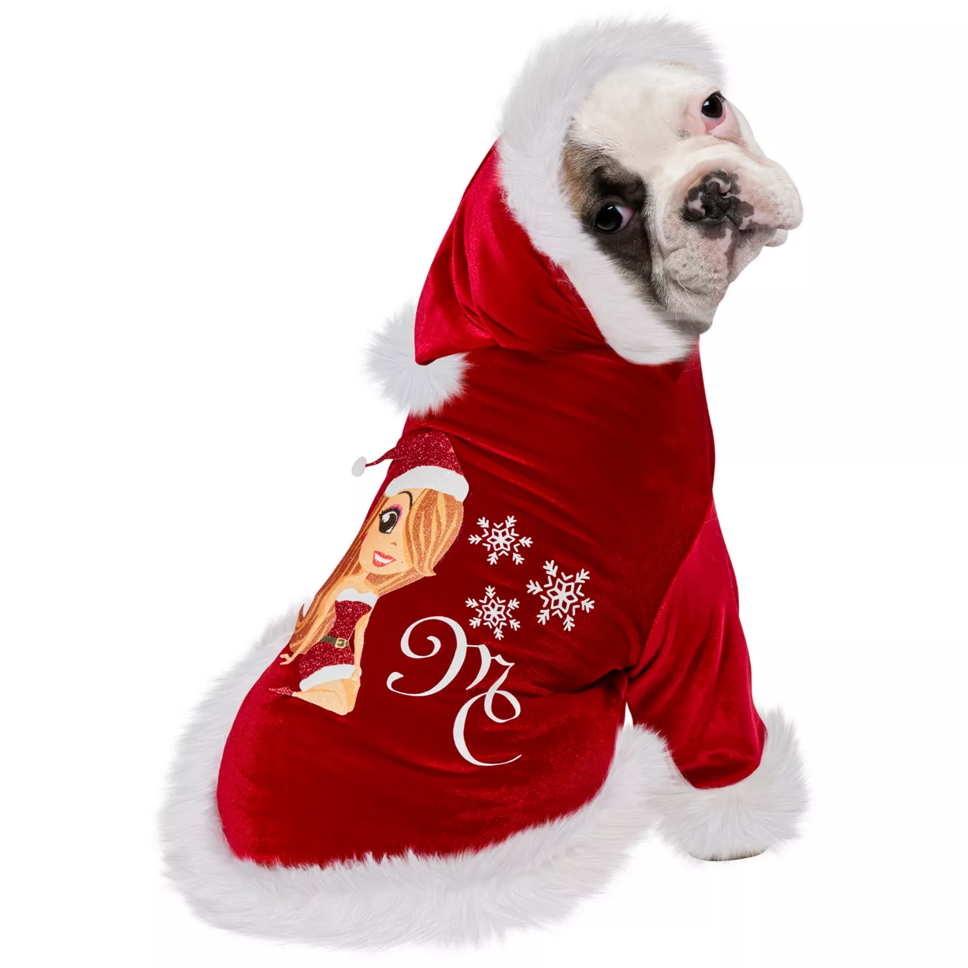 Product Rubie's Pet Shop Mariah Carey Holiday Jacket Dog & Cat Costume