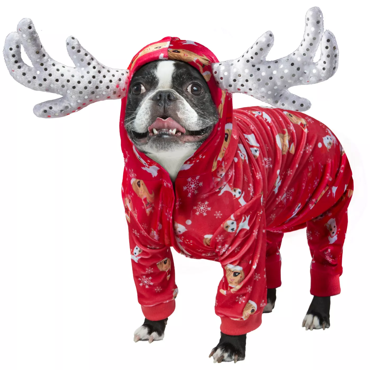 Product Rubie's Pet Shop Mariah Carey Holiday Pajamas Dog & Cat Costume