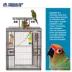 Prevue Pet Products Medium Stainless Steel Playtop Bird Cage image thumbnail 2