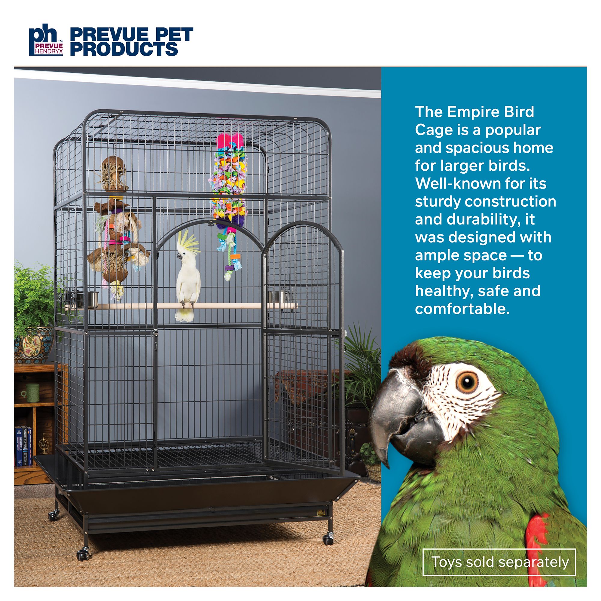 Prevue Pet Products Empire Macaw Bird Cage for Macaws - thumbnail 2