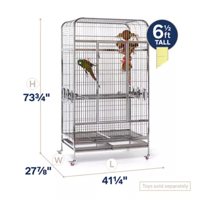 Prevue Pet Products Imperial Extra Large Stainless Bird Cage