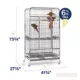 Product Prevue Pet Products Imperial Stainless Bird Cage
