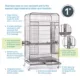 Product Prevue Pet Products Imperial Stainless Bird Cage