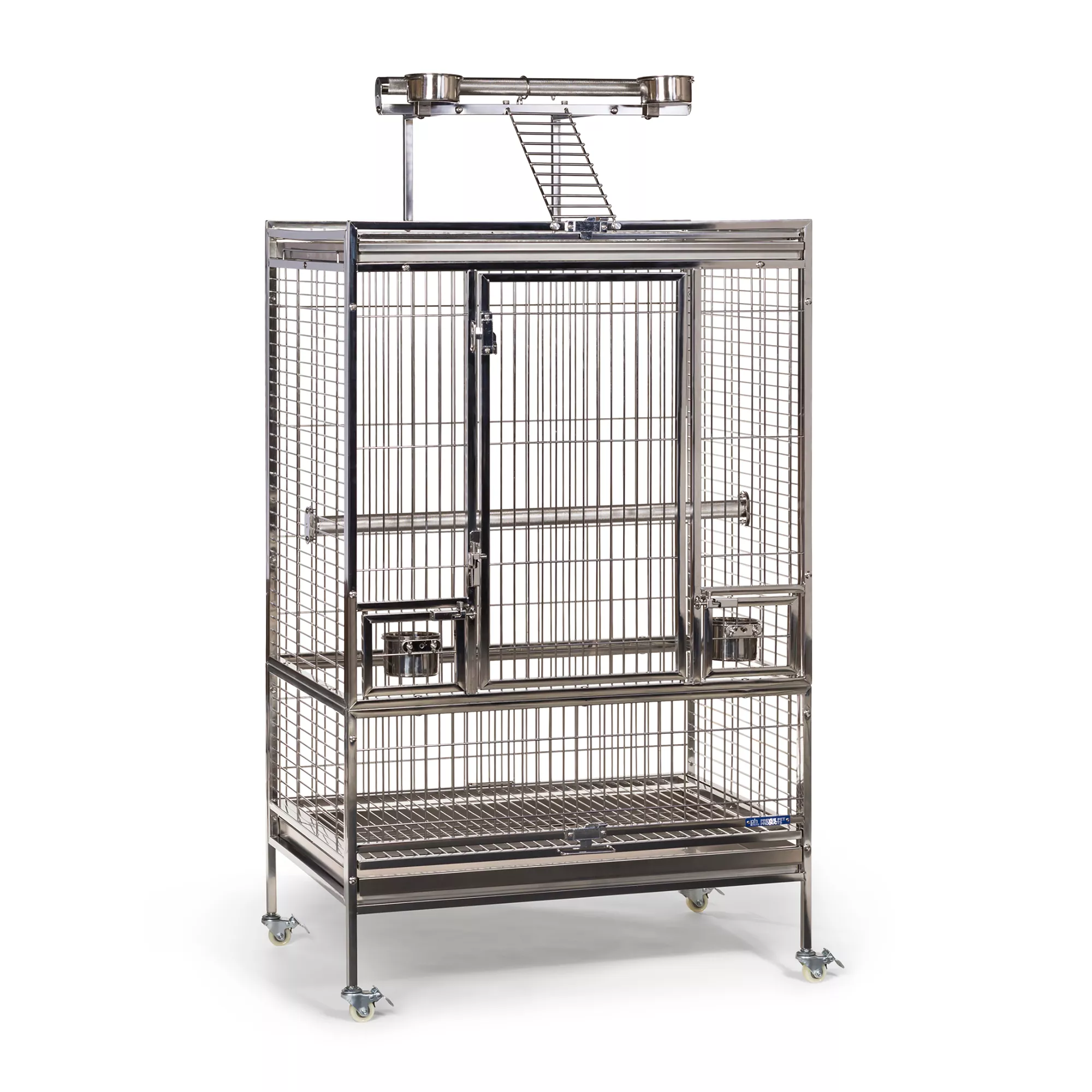 Prevue Pet Products Large Stainless Steel Playtop Bird Cage