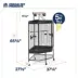 Prevue Pet Products Corner Bird Cage with Playtop image thumbnail 5