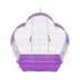 Prevue Pet Products Palm Beach Scallop Roof Budgie Cage Purple & White image thumbnail 3