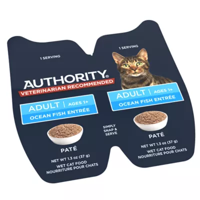 Authority Adult Wet Cat Food - Split Cup, Pate, 2.65 oz - Image 1