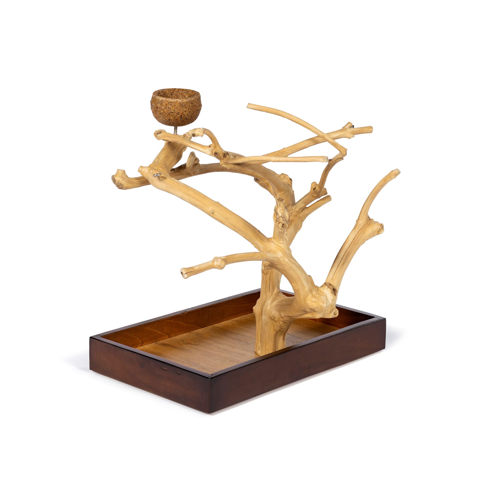 Prevue Pet Products Coffeawood Java Tree Minis Small Table Top Playstand for Pet Birds - thumbnail 2