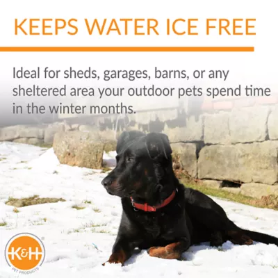 Product K&H Pet Products Thermal Outdoor Dog Bowl