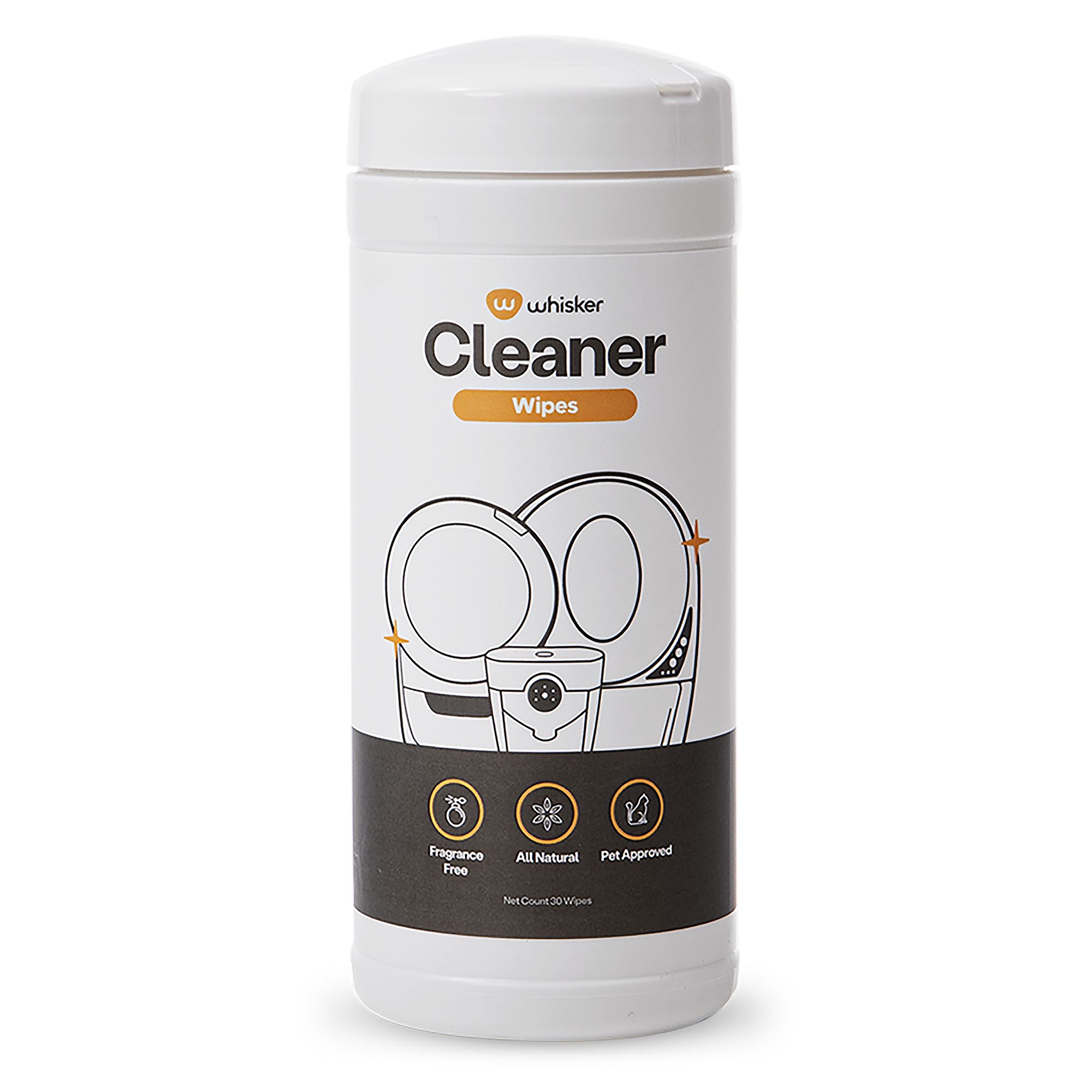 Cleaner Wipes - Fragrance Free by Whisker