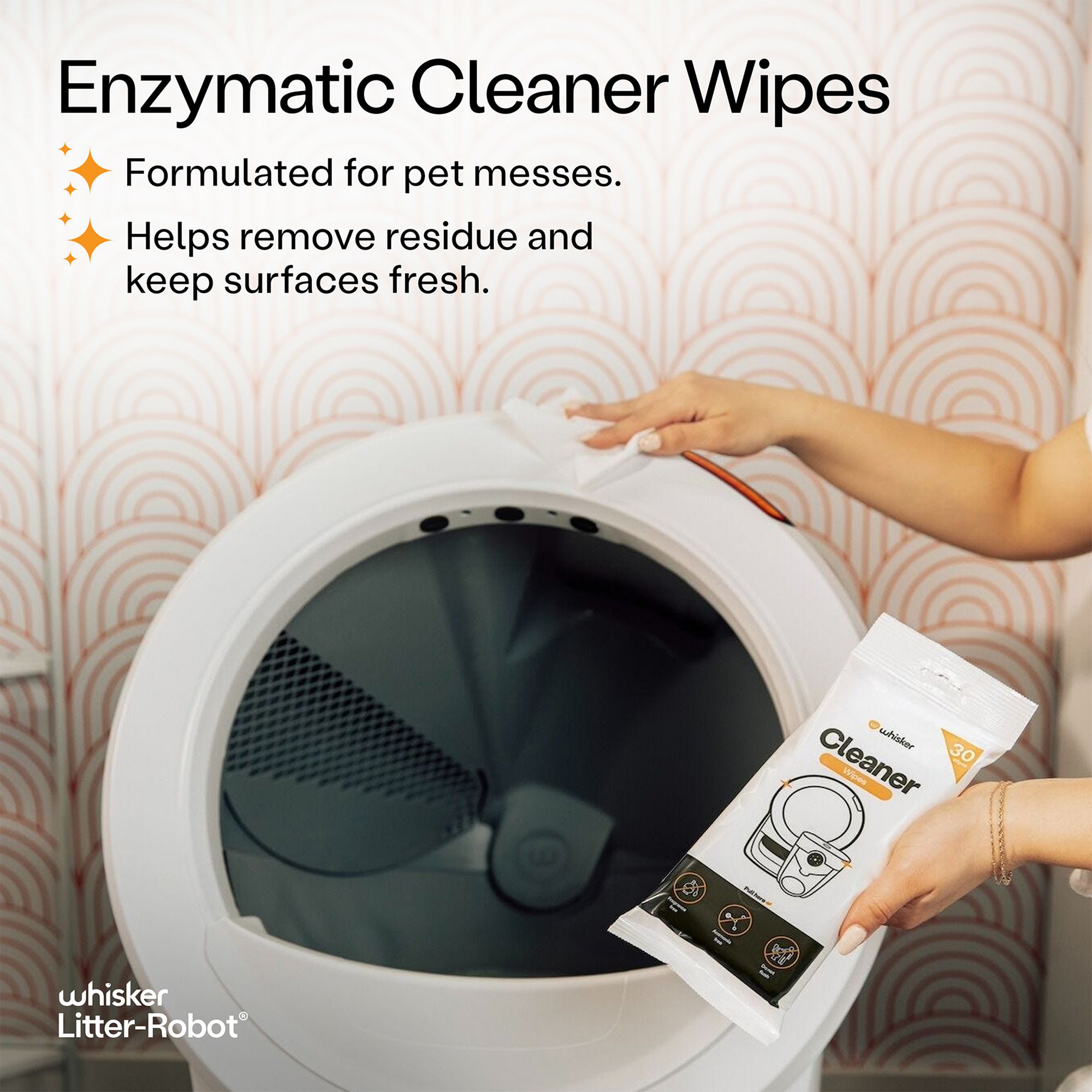 Litter-Robot® Cleaner Wipes by Whisker - thumbnail 2
