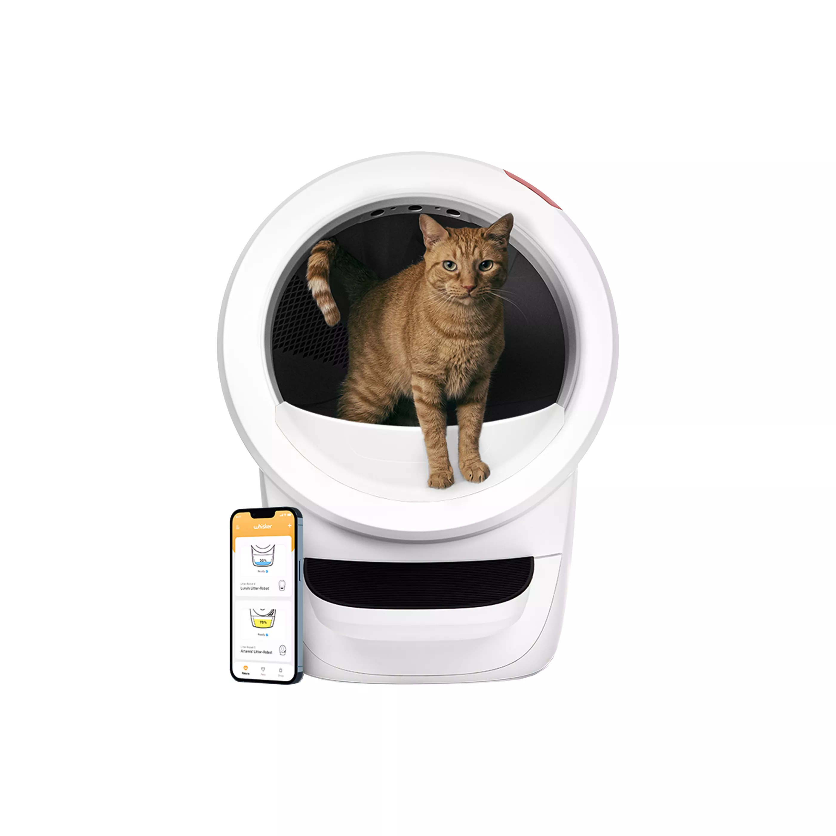 Litter-Robot® 4 Automatic Self-Cleaning Cat Litter Box by Whisker