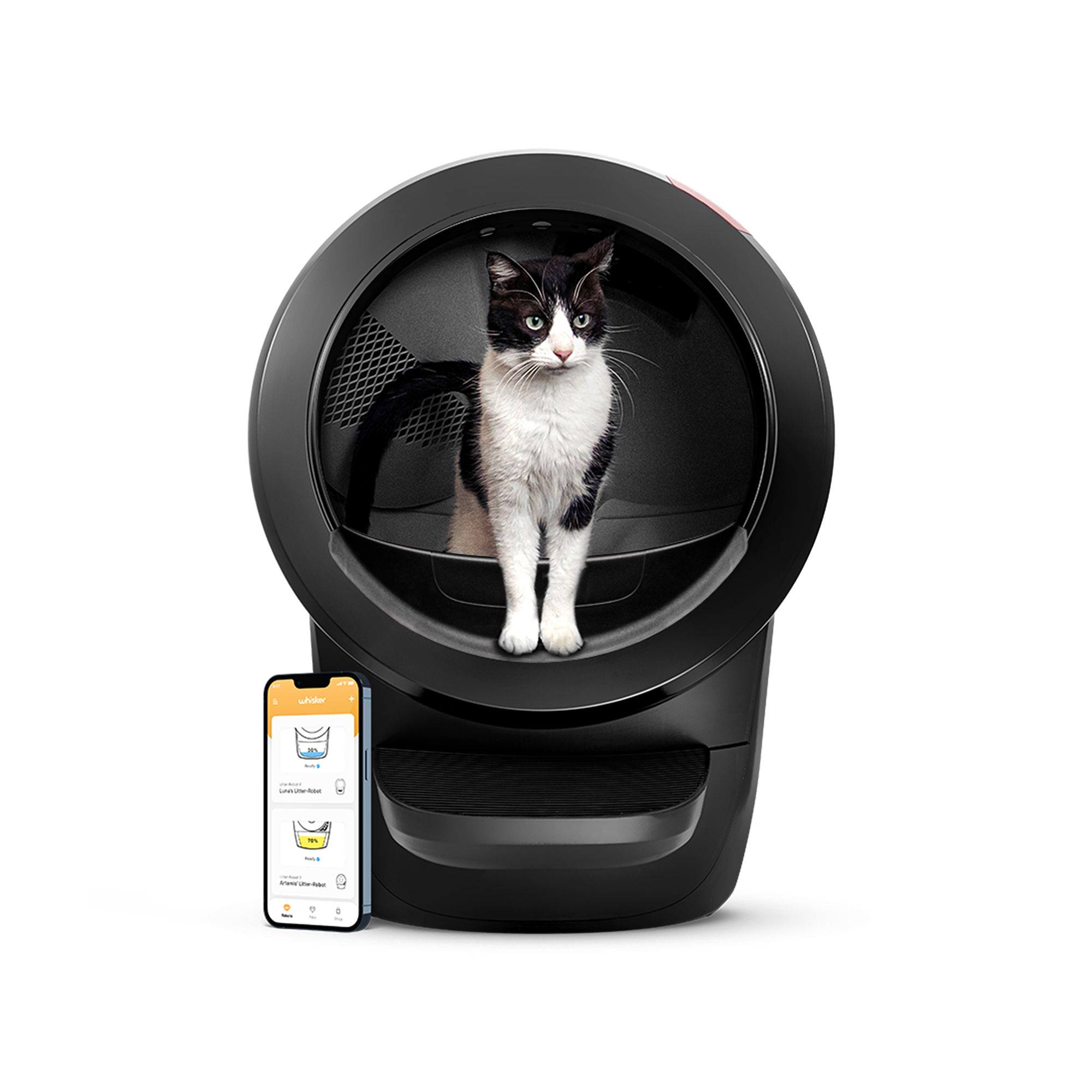 Litter-Robot® 4 Automatic Self-Cleaning Cat Litter Box by Whisker