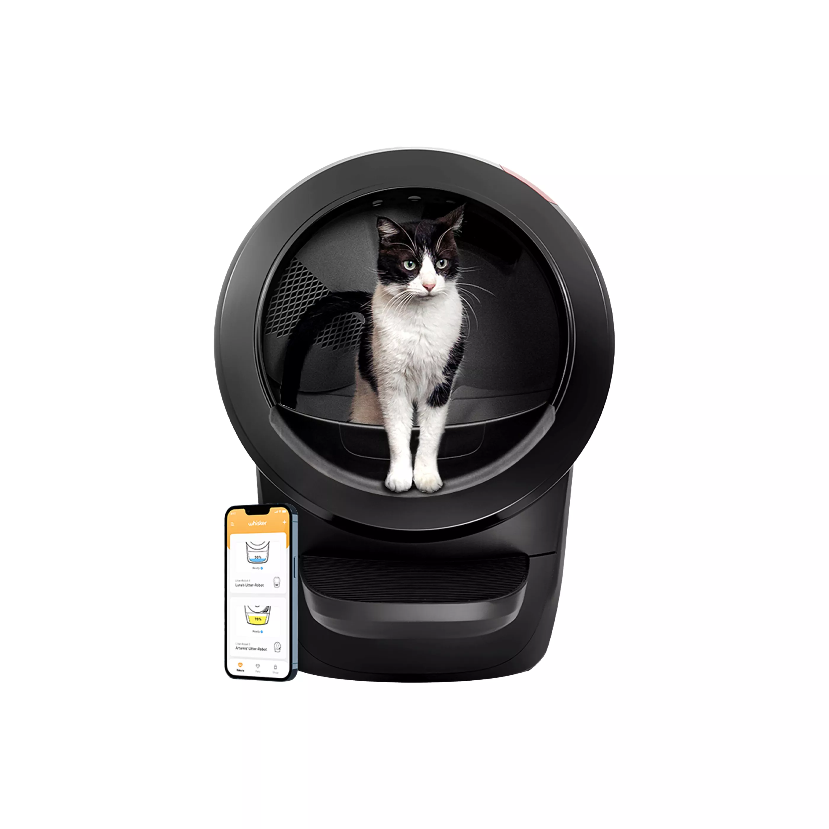 Litter-Robot® 4 Automatic Self-Cleaning Cat Litter Box by Whisker