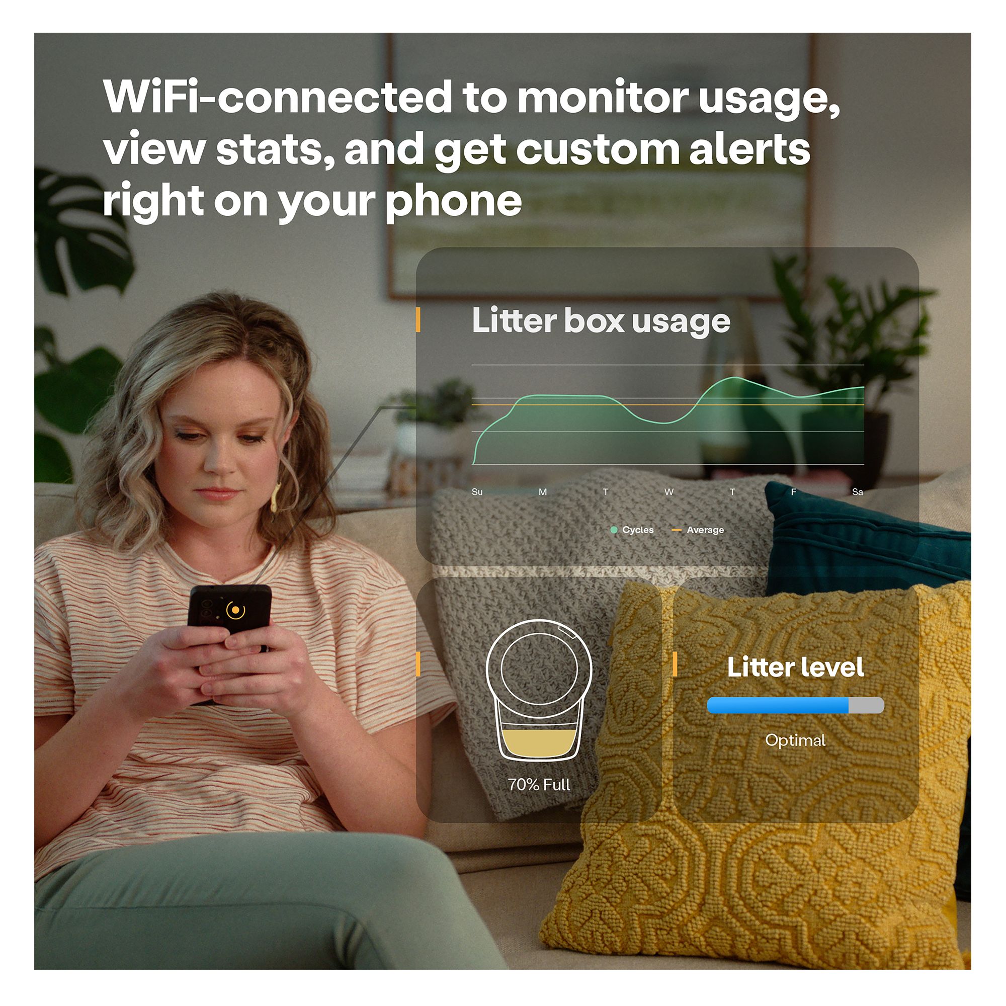 Litter-Robot® 4 Automatic Self-Cleaning Cat Litter Box by Whisker - thumbnail 4
