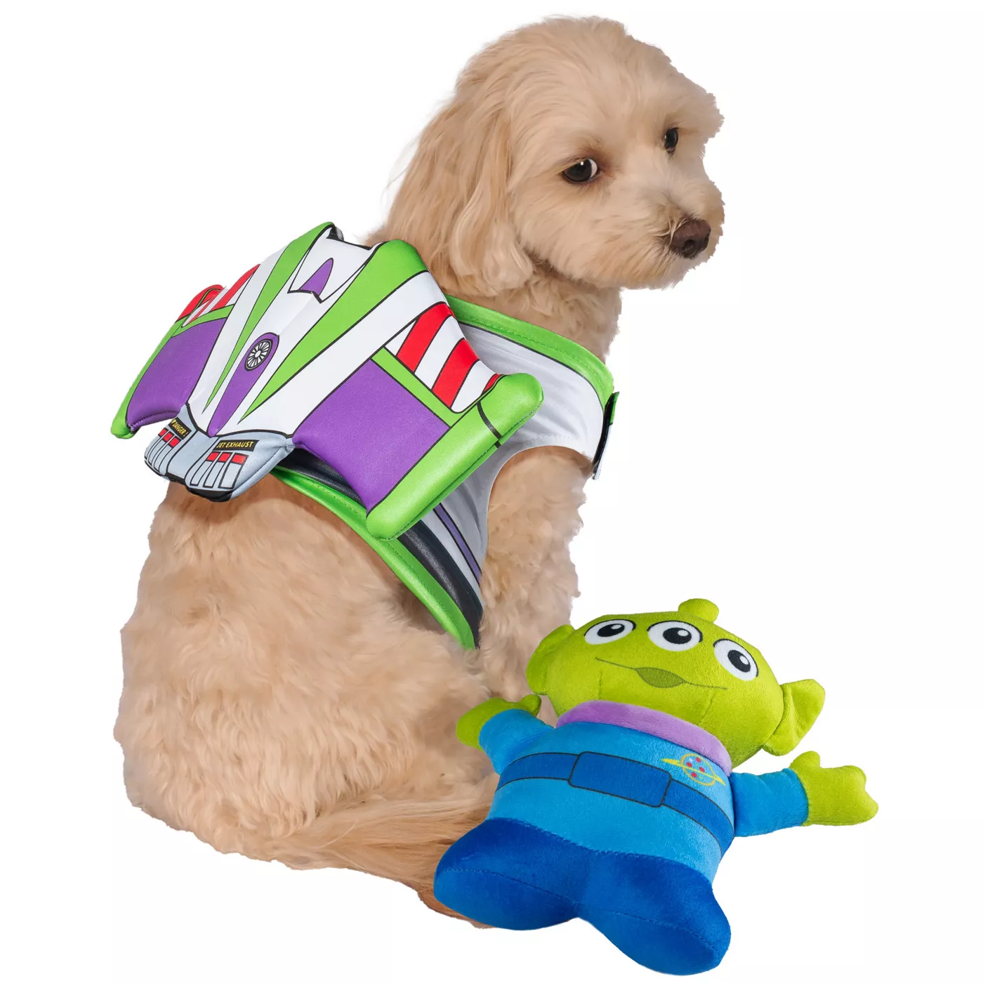 Rubie s Pet Shop Halloween Toy Story Buzz Lightyear Dog Costume Toy Bundle