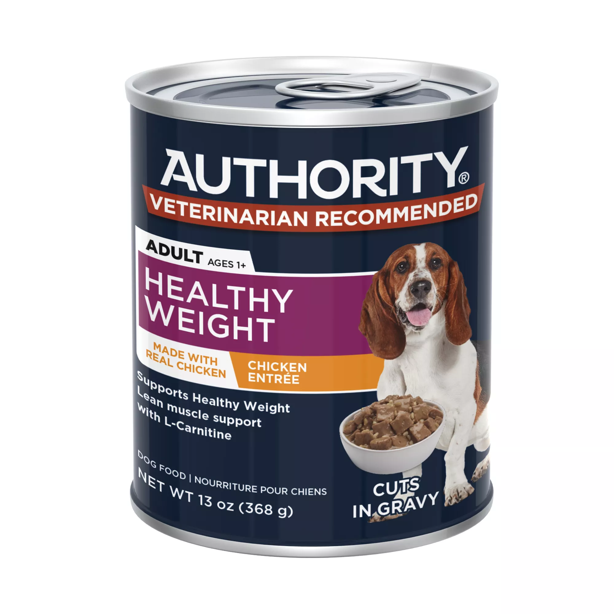 Authority Healthy Weight Chicken Entree Adult Dog Wet Food - 13 oz