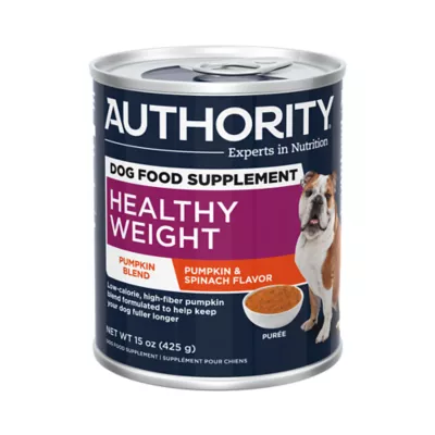 Product Authority Healthy Weight All Life Stages Dog Food Supplement Topper - Pumpkin, Oatmeal & Spinach