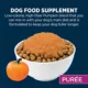 Product Authority Healthy Weight All Life Stages Dog Food Supplement Topper - Pumpkin, Oatmeal & Spinach