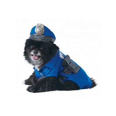 Product Rubie's Pet Shop Halloween Police Officer Dog & Cat Costume