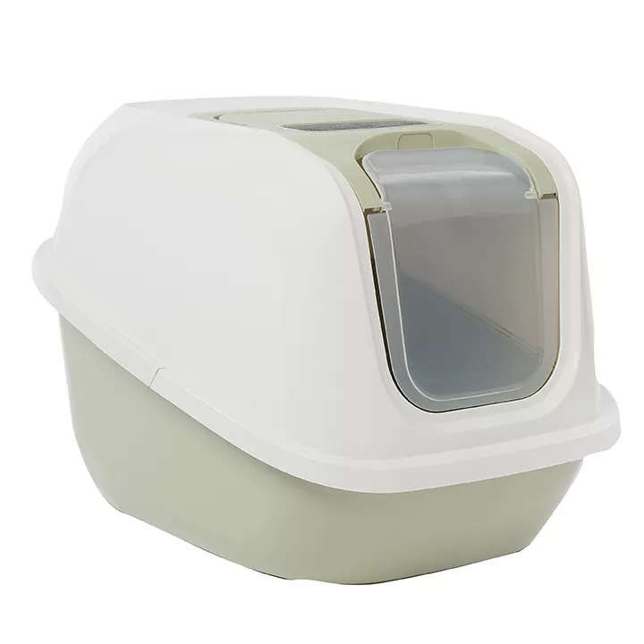 ExquisiCat Smart Cat Hooded Litter Box with Door