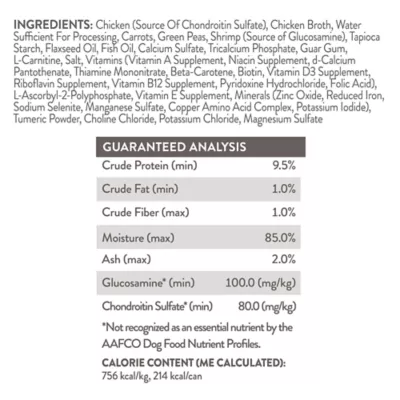 Product Simply Nourish Hip & Joint Recipe Adult Dog Food - Chicken, 10 OZ