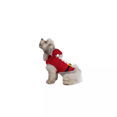 Hip Doggie Holiday Santa Chenille Dog Hoodie - Image 4