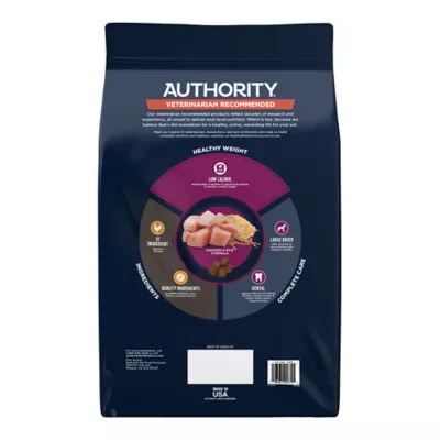 Product Authority Healthy Weight Large Breed Adult Dog Dry Food - Chicken & Rice, 34 lb