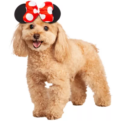 Product Rubie's Pet Shop Halloween Minnie Mouse Dog Headpiece & Toy Bundle