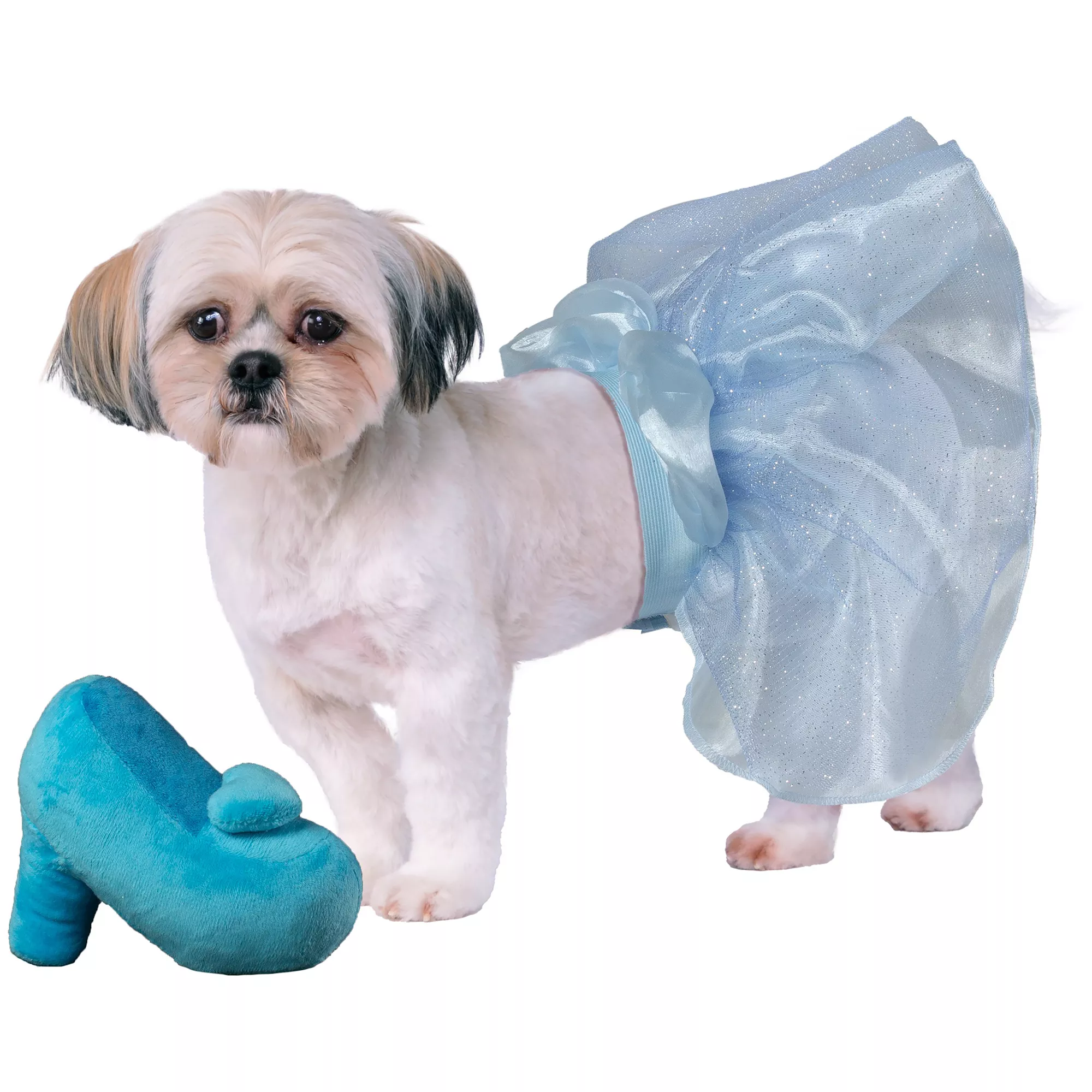 Rubie's Pet Shop Halloween Cinderella Dog Costume & Toy Bundle