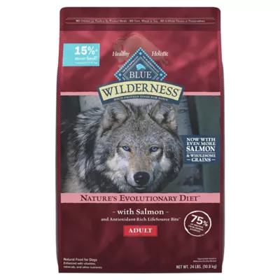 Product Blue Wilderness Adult Dry Dog Food - Wholesome Grains,  High-Protein, Natural, Salmon