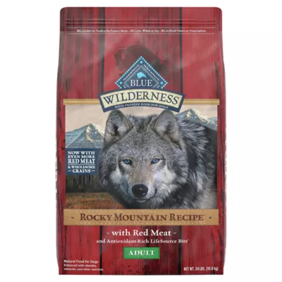 Product Blue Buffalo Wilderness Rocky Mountain Recipe Adult Dog Dry Food - Red Meat