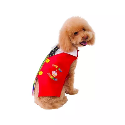 Rubie's Pet Shop Happy Barkday Vest Dog Costume - Image 1