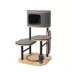 PetPals 37-in Starbz Industrial 4-Level Cat Tree with Condo, Grey image thumbnail 1